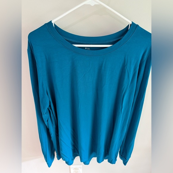 Kyte Baby Bamboo Long Sleeve Top - Teal - Size Extra Extra Large XXL - Picture 3 of 9